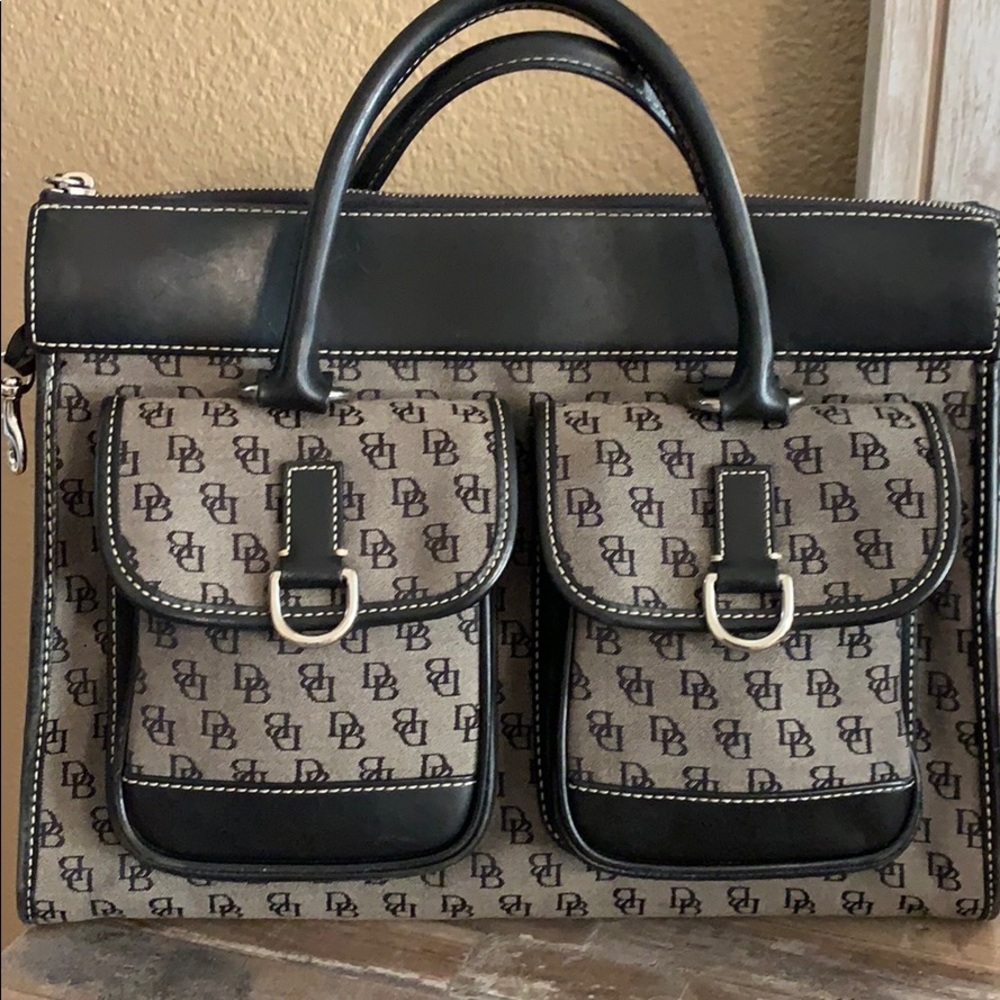 Dooney & Burke double pocket tote